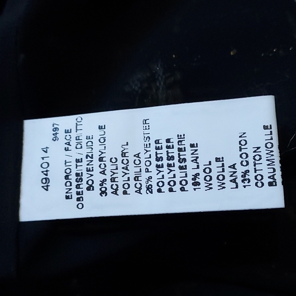 NWOT Amen Wardy Aspen Metallic Tweed Mid Length Designer Jacket Size FR40 - Picture 16 of 17